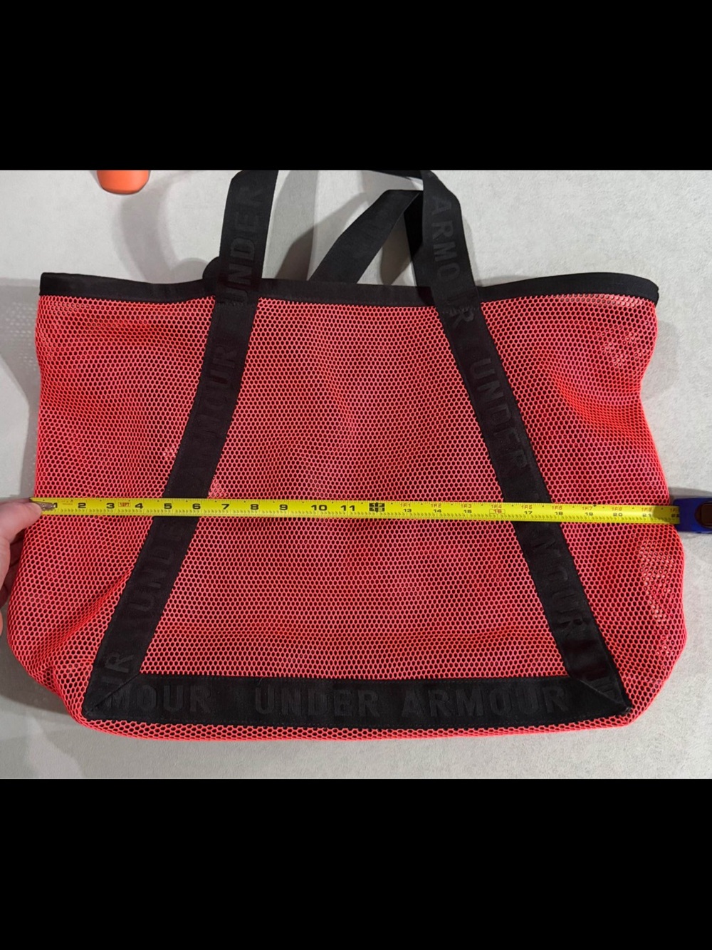 Under Armour Pink Mesh Tote with Black Accents - Picture 5 of 6